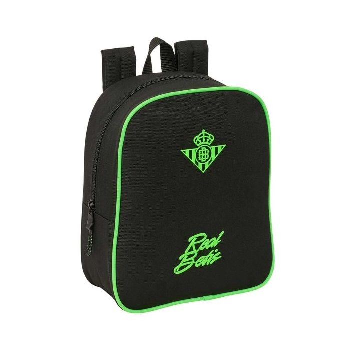 Safta Real Betis Balompie Mochila Guarderia - 6L - Cremallera - Asa de Mano - Tarjeta de Identificacion Personal - Adaptable a C