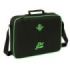 Safta Real Betis Balompie Maletin con Cremallera - Bandolera Ajustable - Asa Forrada - Doble Tirador - Fondo Semirigido - 38x28x