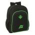Safta Real Betis Balompie Mochila - 15L - Adaptable a Carro - Bolsillo Frontal - Portabotellas - Cremallera con Doble Tirador -