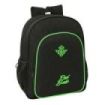 Safta Real Betis Balompie Mochila - 15L - Adaptable a Carro - Bolsillo Frontal - Portabotellas - Cremallera con Doble Tirador -