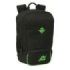 Safta Real Betis Balompie Mochila Zapatillero - Cremallera con Doble Tirador - Bolsillo Interior - Portabotellas - Asa de Mano -