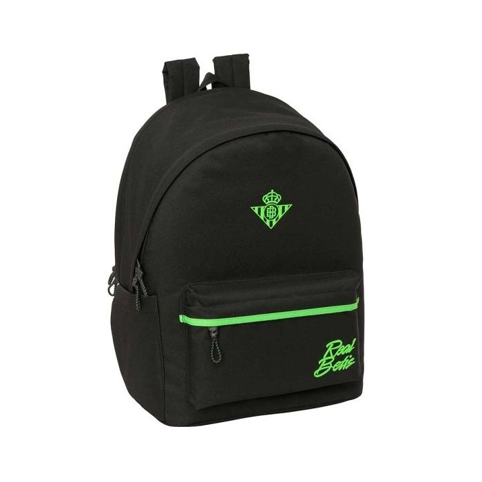Safta Real Betis Balompie Mochila para Portatiles hasta 15.6  - Antirrobo - Bolsillo para Tablet hasta 11  - Asa de Mano - Conec