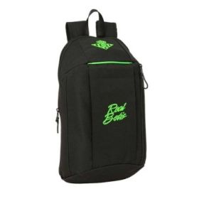 Safta Real Betis Balompie Mini Mochila - 8.5L - Hombreras Acolchadas - Cremallera Vertical - Asa Superior - Bolsillo Frontal - A