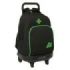 Safta Real Betis Balompie Mochila con Carro - Extraible - 33L - Portabotellas - Tarjeta de Identificacion Personal - Doble Tirad
