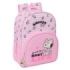 Safta Snoopy Mochila Infantil - Portabotellas - Bolsillo Frontal - Adaptable a Carro - Hombreras Acolchadas - 26x34x11cm - Color