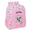 Safta Snoopy Mochila - 15L - Adaptable a Carro - Bolsillo Frontal - Portabotellas - Cremallera con Doble Tirador - Asa de Mano -