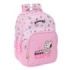 Safta Snoopy Mochila - Adaptable a Carro - Bolsillo Frontal - Portabotellas - Cremallera con Doble Tirador - Asa de Mano - Hombr