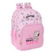 Safta Snoopy Mochila - Adaptable a Carro - Bolsillo Frontal - Portabotellas - Cremallera con Doble Tirador - Asa de Mano - Hombr