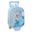 Safta Frozen Mochila con Carro - Extraible - 6L - Tarjeta de Identificacion Personal - Asa de Mano - 22x27x10cm - Color Azul Pas