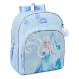 Safta Frozen Mochila - 15L - Adaptable a Carro - Bolsillo Frontal - Portabotellas - Cremallera con Doble Tirador - Asa de Mano -
