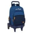 Safta el Pulpo Mochila con Carro - Extraible - 33L - Portabotellas - Tarjeta de Identificacion Personal - Ruedas Antivibracion -