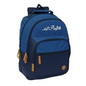 Safta el Pulpo Mochila - Adaptable a Carro - Bolsillo Frontal - Portabotellas - Cremallera con Doble Tirador - Asa de Mano - Hom