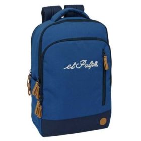 Safta el Pulpo Mochila para Portatiles hasta 15.6  - Portabotellas - Cremallera con Doble Tirador - Bolsillo para Tablet hasta 1