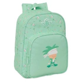 Safta Real Betis Balompie Preescolar Mochila Infantil - Portabotellas - Bolsillo Frontal - Adaptable a Carro - Hombreras Acolcha