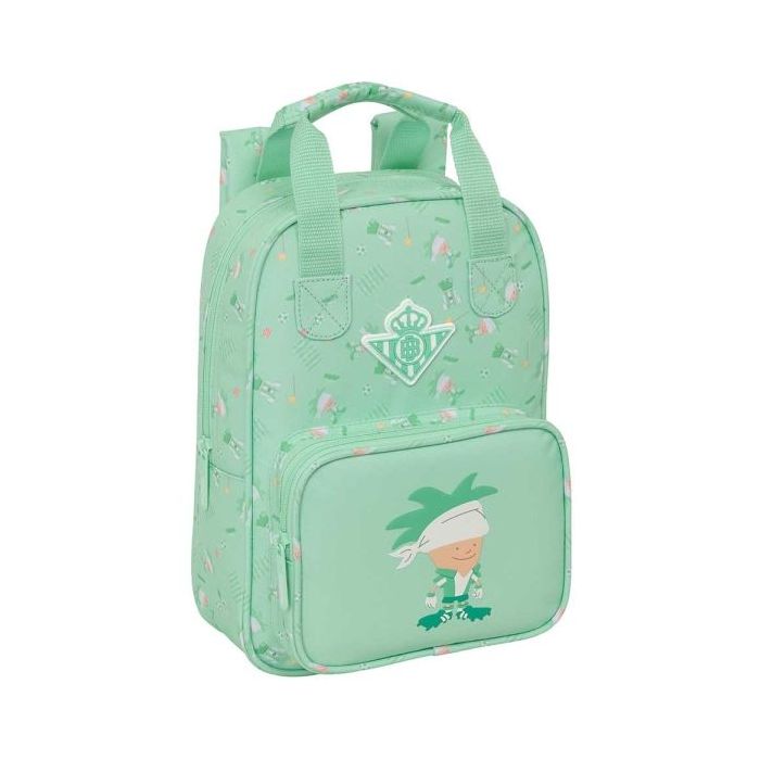 Safta Real Betis Balompie Preescolar Mochila Infantil - Tarjeta de Identificacion Personal - Bolsillo Frontal - Hombreras Acolch