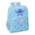 Safta Stitch Waves Mochila - Adaptable a Carro - Bolsillo Frontal - Portabotellas - Cremallera con Doble Tirador - Asa de Mano -