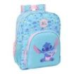 Safta Stitch Waves Mochila - 15L - Adaptable a Carro - Bolsillo Frontal - Portabotellas - Cremallera con Doble Tirador - Asa de