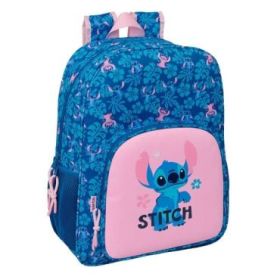Safta Stitch Lio Mochila - Adaptable a Carro - Bolsillo Frontal - Portabotellas - Cremallera con Doble Tirador - Asa de Mano - H