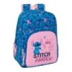 Safta Stitch Lio Mochila Infantil - Portabotellas - Bolsillo Frontal - Adaptable a Carro - Hombreras Acolchadas - 26x34x11cm - C