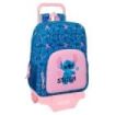 Safta Stitch Lio Mochila con Carro - Extraible - Portabotellas - Bolsillo Frontal - Cremallera con Doble Tirador - Asa de Mano -