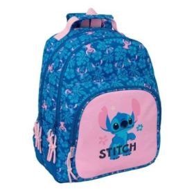Safta Stitch Lio Mochila - Adaptable a Carro - Bolsillo Frontal - Portabotellas - Cremallera con Doble Tirador - Asa de Mano - H