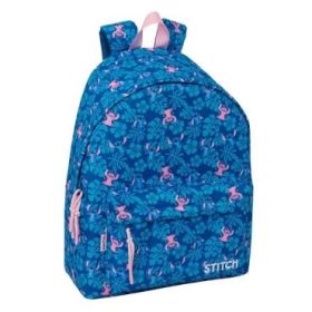 Safta Stitch Lio Mochila - Bolsillo Frontal - Espalda Acolchada - Hombreras Ergonomicas - Cremallera con Doble Tirador - Asa de