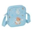 Safta Real Madrid Preescolar Bolsito con Bandolera Ajustable - Compacto - Cierre con Cremallera - 16x18x4cm - Color Azul