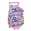 Safta Hello Kitty and Friends Mochila con Carro - Extraible - Portabotellas - Bolsillo Frontal - Asa de Mano - 26x34x11cm - Colo