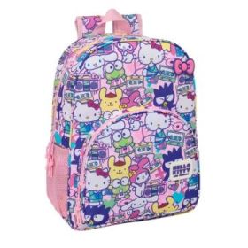Safta Hello Kitty and Friends Mochila - Adaptable a Carro - Bolsillo Frontal - Portabotellas - Cremallera con Doble Tirador - As