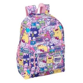 Safta Hello Kitty and Friends Mochila para Portatiles hasta 14.1  - Portabotellas - Cremallera con Doble Tirador - Asa de Mano -