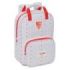 Safta Sevilla FC Preescolar Mochila Infantil - Tarjeta de Identificacion Personal - Bolsillo Frontal - Hombreras Acolchadas - 20