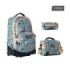 Milan Sports Pack de Mochila con Ruedas 25L + Bolsa Isotermica Porta Alimentos de 5L + Estuche de 2 Cremalleras