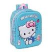 Safta Hello Kitty Mochila Guarderia 3D - 6L - Cremallera - Asa de Mano - 22x27x10cm - Color Azul Claro
