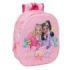 Safta Barbie Mochila 3D - Portabotellas - Hombreras Acolchadas - Asa de Mano Superior - 27x33x10cm - Color Rosa