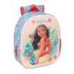 Safta Vaiana Mochila 3D - Portabotellas - Hombreras Acolchadas - Asa de Mano Superior - 27x33x10cm - Color Azul