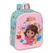 Safta Dora Mochila Guarderia 3D - 6L - Cremallera - Asa de Mano - 22x27x10cm - Color Turquesa Claro