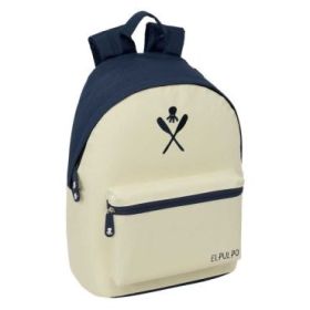 Safta el Pulpo Mochila para Portatiles hasta 14.1  - Bolsillo para Tablet hasta 10.6  - Asa de Mano - Bolsillo Frontal - Acolcha