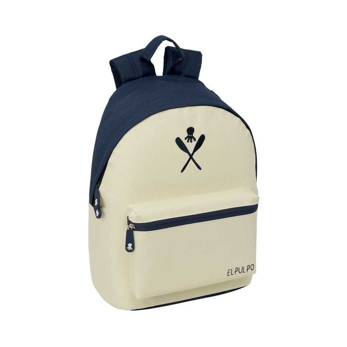 Safta el Pulpo Mochila para Portatiles hasta 14.1  - Bolsillo para Tablet hasta 10.6  - Asa de Mano - Bolsillo Frontal - Acolcha