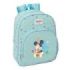 Safta Mickey Mouse Baby Mochila Infantil - Portabotellas - Bolsillo Frontal - Asa de Mano - Adaptable a Carro - Hombreras Acolch