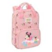 Safta Minnie Mouse Baby Mochila Infantil - Tarjeta de Identificacion Personal - Bolsillo Frontal - Hombreras Acolchadas - 20x28x