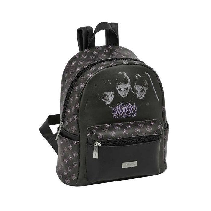 Safta K-Pop Demon Hunters Song Mini Mochila - Bolsillo Frontal y Lateral - Cremallera - Hombreras Ajustables - Asa Superior - Co