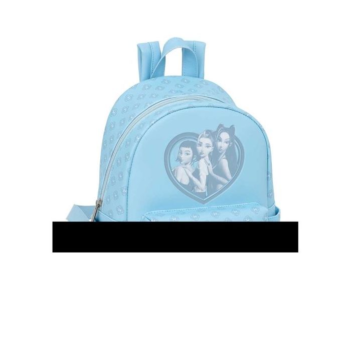 Safta K-Pop Demon Hunters Secret Mini Mochila - Bolsillo Frontal y Lateral - Cremallera - Hombreras Ajustables - Asa Superior -