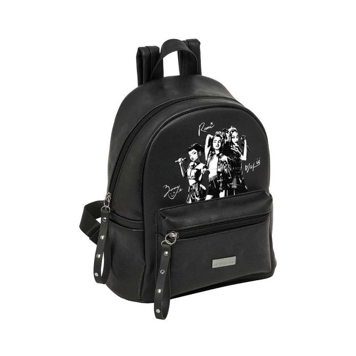 Safta K-Pop Demon Hunters Spirit Mini Mochila - Bolsillo Frontal y Lateral - Cremallera - Hombreras Ajustables - Asa Superior -