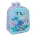 Safta Stitch Mochila Guarderia 3D - 6L - Cremallera - Asa de Mano - 22x27x10cm - Color Azul Pastel