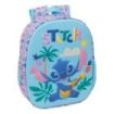 Safta Stitch Mochila 3D - Portabotellas - Hombreras Acolchadas - Asa de Mano Superior - 27x33x10cm - Color Azul Pastel