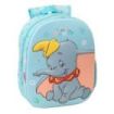 Safta Dumbo Mochila 3D - Portabotellas - Hombreras Acolchadas - Asa de Mano Superior - 27x33x10cm - Color Azul Pastel