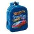 Safta Hot Wheels Mochila Guarderia 3D - 6L - Cremallera - Asa de Mano - 22x27x10cm - Color Azul Marino