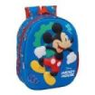 Safta Mickey Mouse Mochila 3D - Portabotellas - Hombreras Acolchadas - Asa de Mano Superior - 27x33x10cm - Color Azul Oscuro