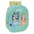 Safta Bluey Mochila 3D - Portabotellas - Hombreras Acolchadas - Asa de Mano Superior - 27x33x10cm - Color Menta