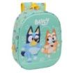 Safta Bluey Mochila 3D - Portabotellas - Hombreras Acolchadas - Asa de Mano Superior - 27x33x10cm - Color Menta